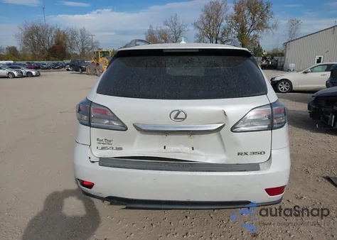 2010 Lexus Rx 350 из США, поврежденный, VIN 2T2BK1BA2AC062405
